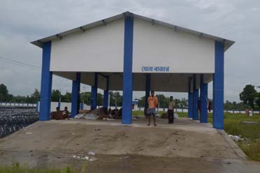 Open Market Shed,Habibpur Krishak Bazar